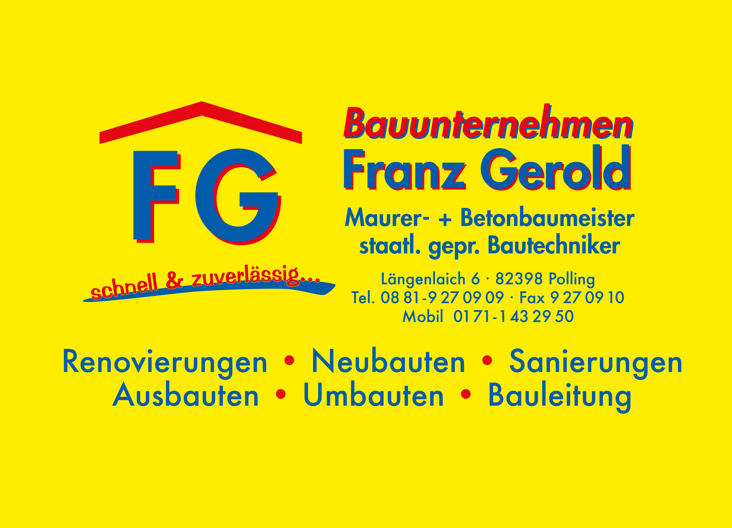 Bauunternehmen Franz Gerold