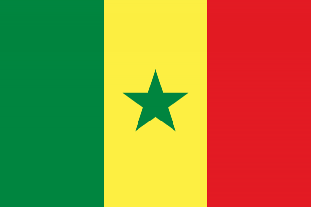 Flagge Senegal