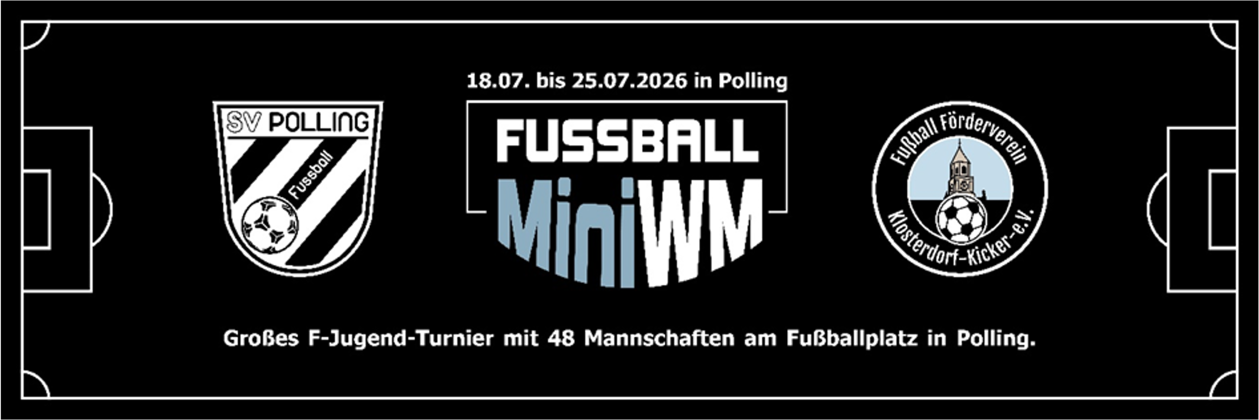 Logo der Fussball Mini-WM 2026 in Polling