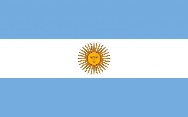 Flagge Argentinien