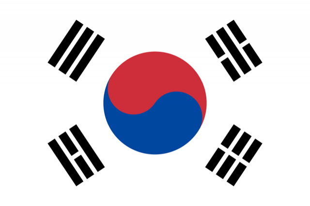 Flagge Südkorea