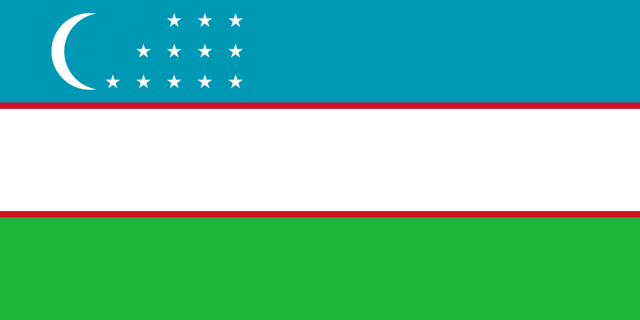 Flagge Usbekistan
